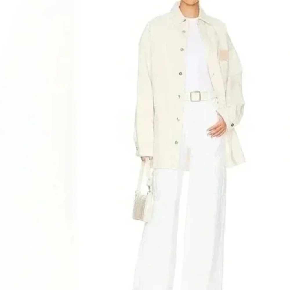 New AGolde Minka Cargo Pants in Milkshake